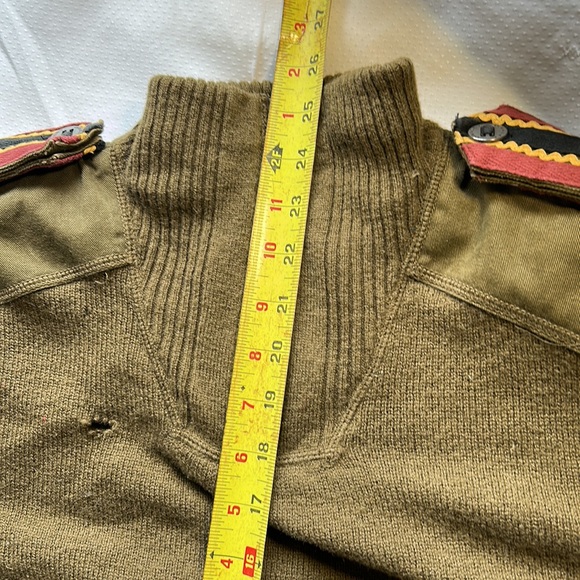 Oakley Lambs Wool Pullover Sweater Military Green Milsim Army Style Sweatshirt - Picture 12 of 13